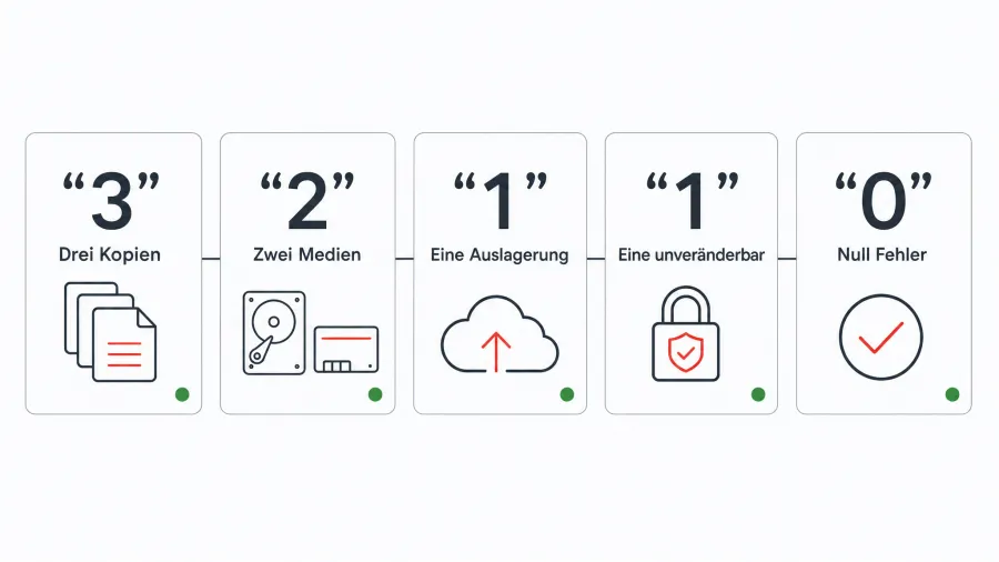 Ein Backup zu haben reicht nicht. Wie ein durchdachtes Veeam-Setup mit Immutability, EU-Cloud und Microsoft-365-Schutz Ihr Unternehmen absichert, und wie wir die Einrichtung und den Betrieb übernehmen.