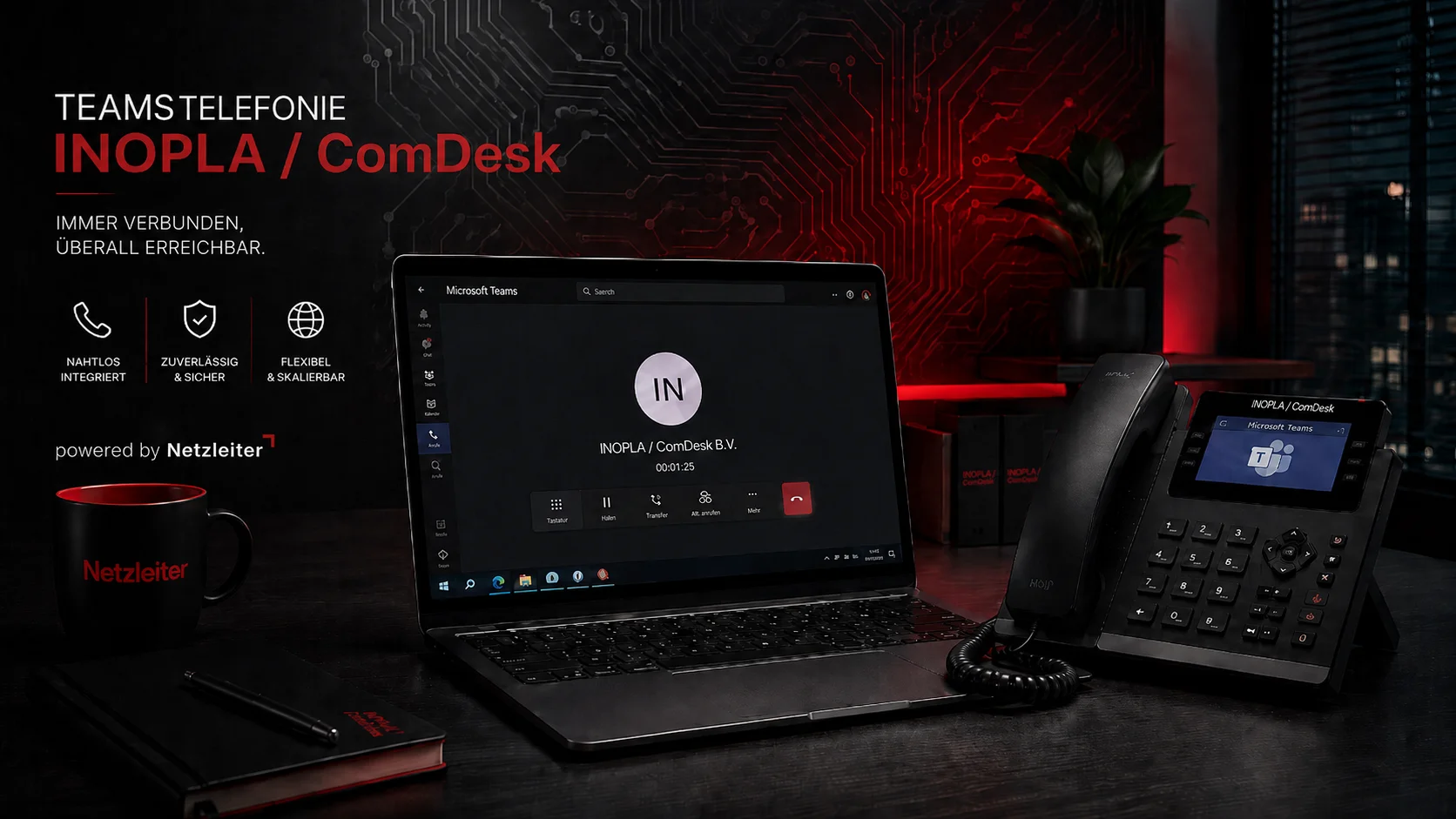 Microsoft Teams Telefonie mit INOPLA