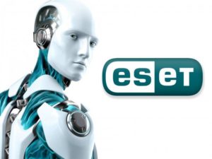 ESET Logo mit Humanoid